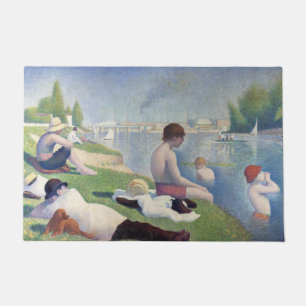 Georges Seurat - Badende bei Asnieres Fußmatte