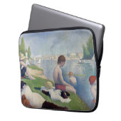 Georges Seurat - Badende bei Asnieres Laptopschutzhülle (Vorderseite Links)