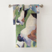 Georges Seurat - Bathers at Asnieres Badhandtuch Set (Insitu)
