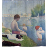 Georges Seurat - Bathers at Asnieres Duschvorhang (Vorderseite)