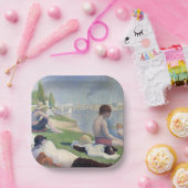 Georges Seurat - Bathers at Asnieres Pappteller (Party)