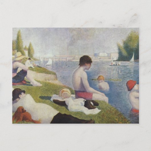 Georges Seurat - Bathers at Asnieres Postkarte (Vorderseite)