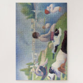 Georges Seurat - Bathers at Asnieres Puzzle (Vertikal)