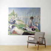 Georges Seurat - Bathers at Asnieres Wandteppich (Beispiel (Horizontal))