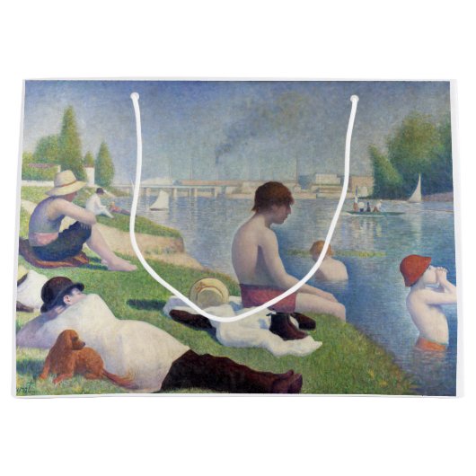 Georges Seurat — Bathers bei Asnieres Große Geschenktüte (Vorderseite)