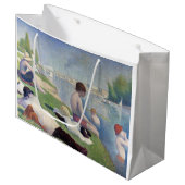 Georges Seurat — Bathers bei Asnieres Große Geschenktüte (Vorderseite Schrägansicht)