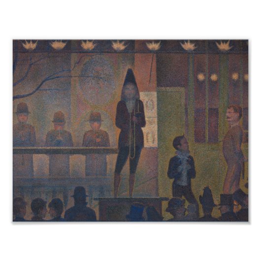 Georges Seurat - Circus Sideshow Fotodruck (Vorne)