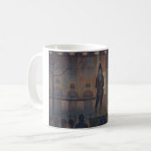 Georges Seurat - Circus Sideshow Kaffeetasse (Vorderseite Links)