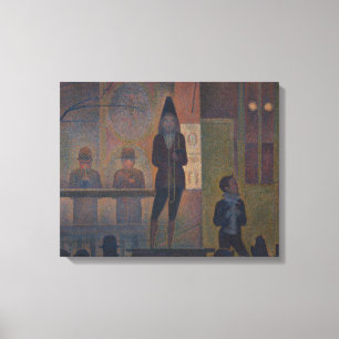 Georges Seurat - Circus Sideshow Leinwanddruck