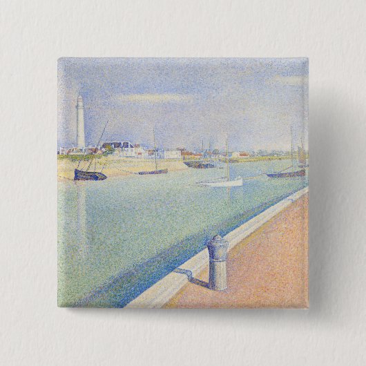 Georges Seurat - Der Kanal der Gravelines Button (Vorderseite)