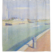 Georges Seurat - Der Kanal der Gravelines Duschvorhang (Vorderseite)