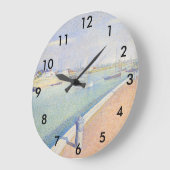 Georges Seurat - Der Kanal der Gravelines Große Wanduhr (Winkel)