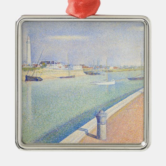 Georges Seurat - Der Kanal der Gravelines Ornament Aus Metall (Vorne)