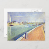 Georges Seurat Der Kanal der Gravelines, Petit Fo Postkarte (Vorne/Hinten)