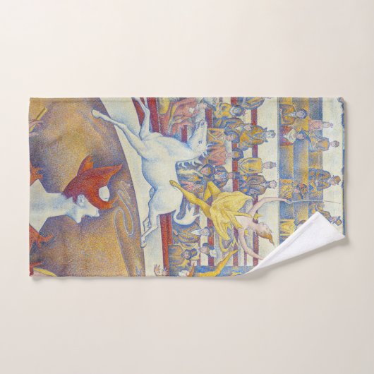 Georges Seurat - Der Zirkus Badhandtuch Set (Handtuch)