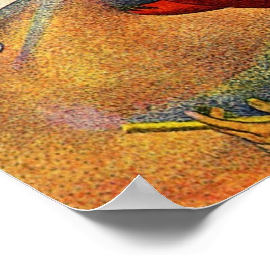 Georges Seurat - Der Zirkus - Circus Poster (Ecke)