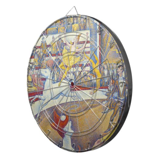 Georges Seurat - Der Zirkus Dartscheibe (Vorderseite rechts)