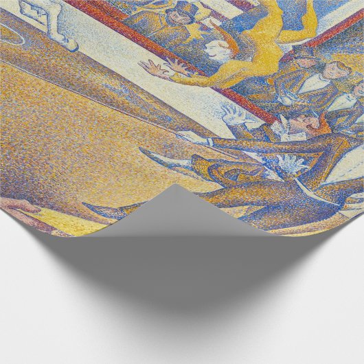 Georges Seurat - Der Zirkus Geschenkpapier (Ecke)