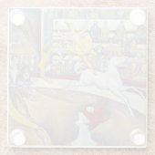 Georges Seurat - Der Zirkus Glasuntersetzer (Rückseite)