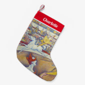 Georges Seurat - Der Zirkus Kleiner Weihnachtsstrumpf (Vorderansicht (hängend))
