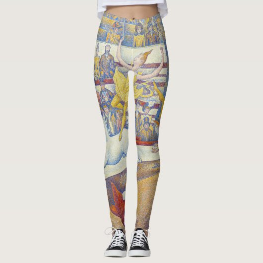 Georges Seurat - Der Zirkus Leggings (Vorderseite)