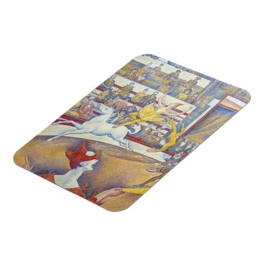 Georges Seurat - Der Zirkus Magnet (Linke Seite)