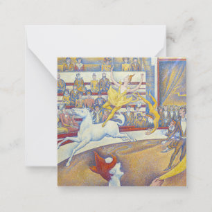 Georges Seurat - Der Zirkus Mitteilungskarte