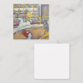 Georges Seurat - Der Zirkus Mitteilungskarte (Vorne/Hinten)