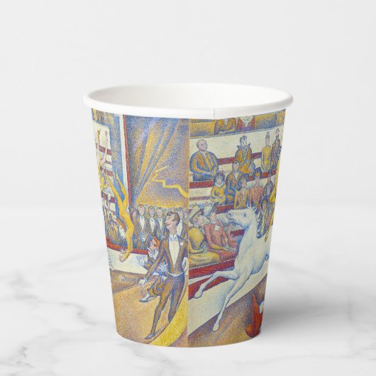 Georges Seurat - Der Zirkus Pappbecher (Rechts)