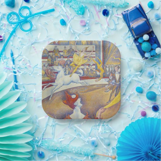 Georges Seurat - Der Zirkus Pappteller (Party)