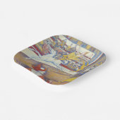 Georges Seurat - Der Zirkus Pappteller (Gewinkelt)