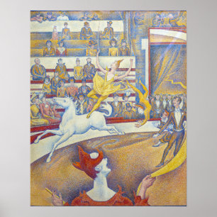 Georges Seurat - Der Zirkus Poster