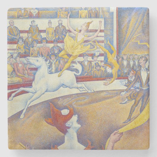 Georges Seurat - Der Zirkus Steinuntersetzer (Vorderseite)