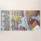 Georges Seurat - Der Zirkus Strandtuch (Vorderseite)