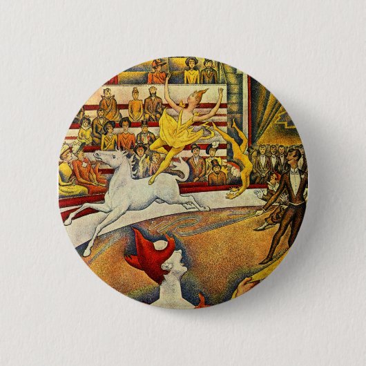 Georges Seurat - Der Zirkus - Zirkus Button (Vorderseite)