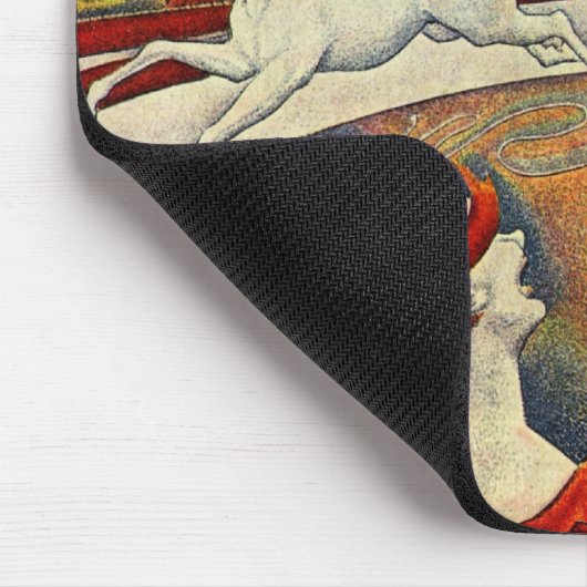 Georges Seurat - Der Zirkus - Zirkus Mousepad (Ecke)