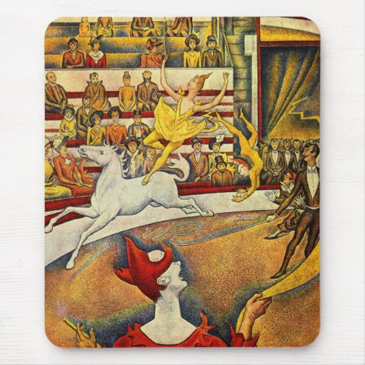 Georges Seurat - Der Zirkus - Zirkus Mousepad (Vorne)