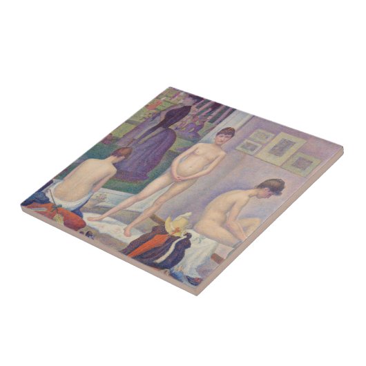 Georges Seurat - Die Modelle Fliese (Seite)