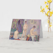 Georges Seurat - Die Modelle Karte (Gelbe Blume)