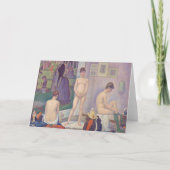 Georges Seurat - Die Modelle Karte (Vorderseite)