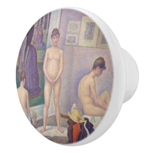 Georges Seurat - Die Modelle Keramikknauf (Rechts)