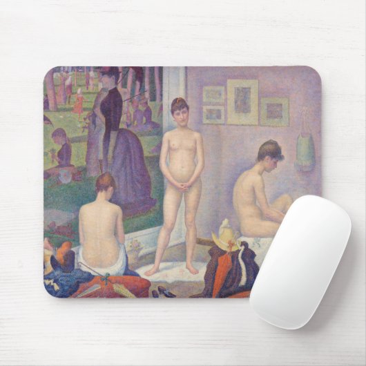 Georges Seurat - Die Modelle Mousepad (Mit Mouse)