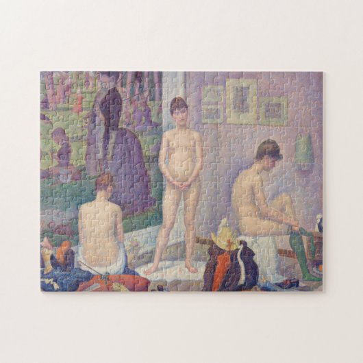 Georges Seurat - Die Modelle Puzzle (Horizontal)