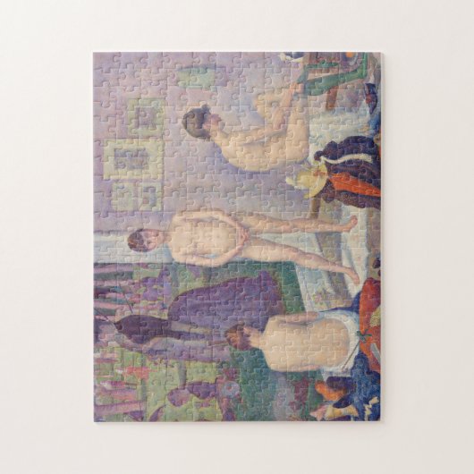 Georges Seurat - Die Modelle Puzzle (Vertikal)