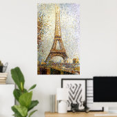 Georges Seurat Eiffel Tower Pointillism Poster (Heimbüro)