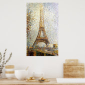 Georges Seurat Eiffel Tower Pointillism Poster (Küche)
