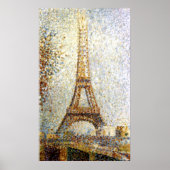 Georges Seurat Eiffel Tower Pointillism Poster (Vorne)