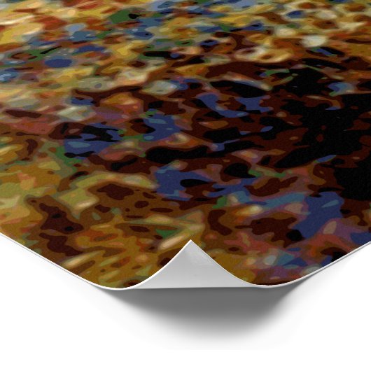 Georges Seurat Eiffel Tower Pointillism Poster (Ecke)