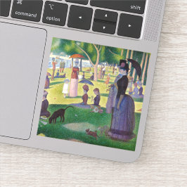 Georges Seurat - Ein Sonntag auf La Grande Jatte Aufkleber