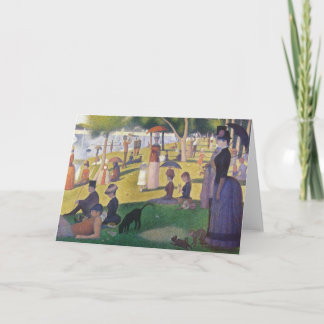 Georges Seurat - Ein Sonntag auf La Grande Jatte Feiertagskarte